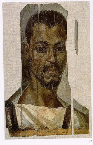 A Man, Antinoopolis ( ?), AD 130-150 (Paris, Musée du Louvre, AF 6883)